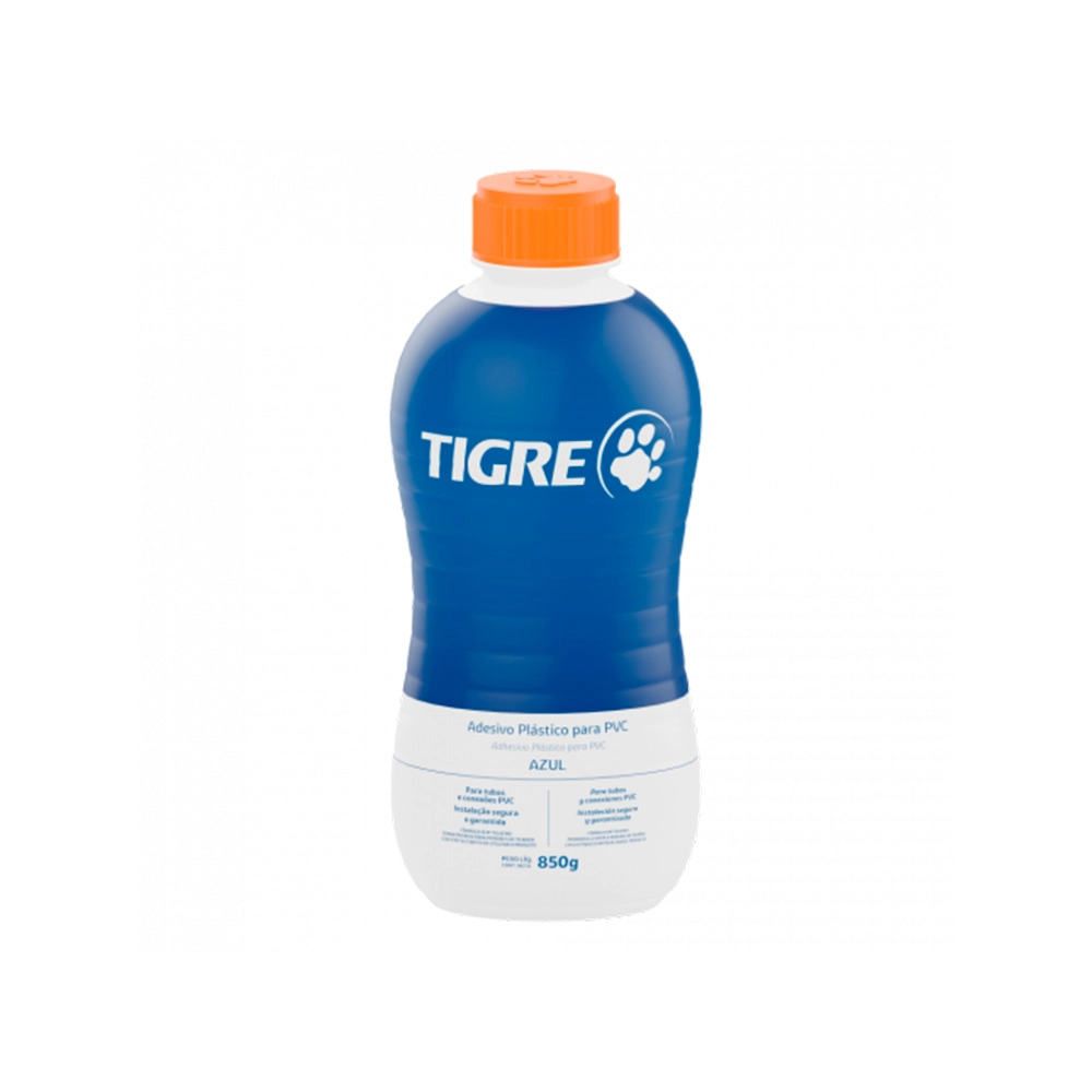 ADESIVO PARA PVC 850G AZUL - TIGRE 