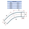 CURVA LF 45° 150MM PB - TIGRE 
