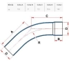 CURVA LF 45° 50MM PB - TIGRE 