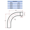 CURVA LF 90° 75MM PB - TIGRE 
