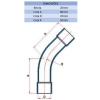 CURVA SOLD MARROM 45° 25MM - TIGRE 