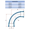 CURVA SOLD MARROM 90° 32MM - TIGRE 