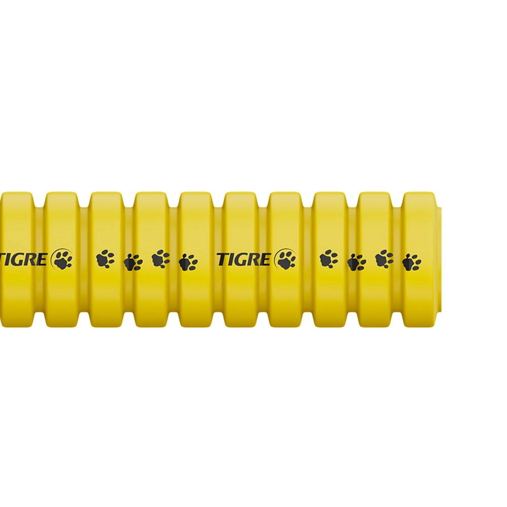 ELETRODUTO CORRUGADO AMARELO 3/4" 25M - TIGRE 
