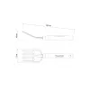 GARFO METÁLICO COM 4 DENTES PARA JARDINAGEM - TRAMONTINA