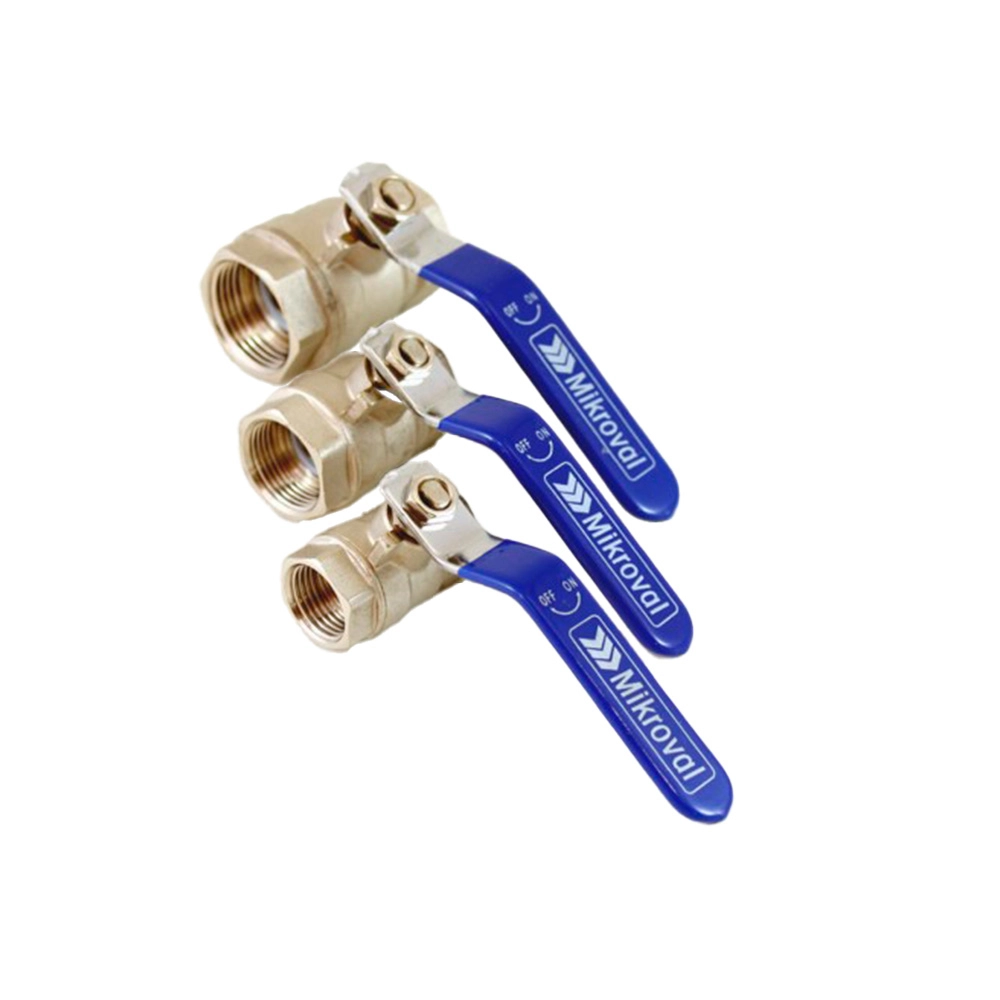 REGISTRO DE ESFERA METÁLICO 1/4" - MIKROVAL 