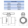 REGISTRO DE PVC 25MM - VIQUA 
