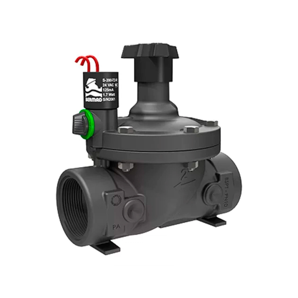 VÁLVULA ELÉTRICA 3/4" C/ FECHO 24VAC - BERMAD 